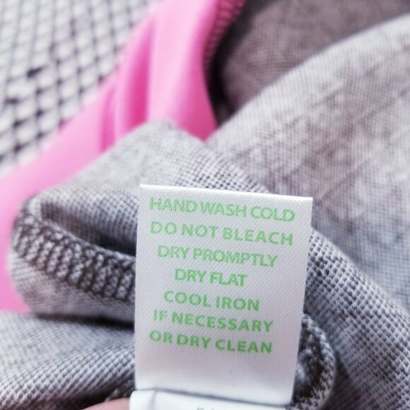 Lilly Pulitzer Geometric Abstract Print Knit Shift Dress 3/4 Sleeves - Picture 10 of 14